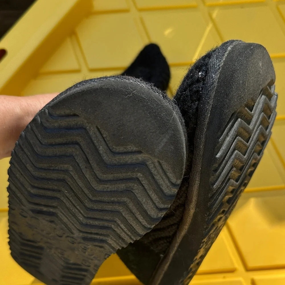 UGG Black Knit Kids Boots